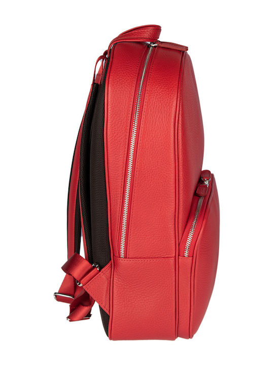 Toya Leder Damen Tasche Rucksack Rot