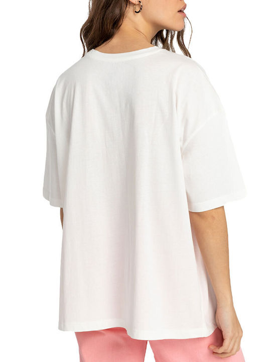 Billabong Women's Oversized T-shirt White