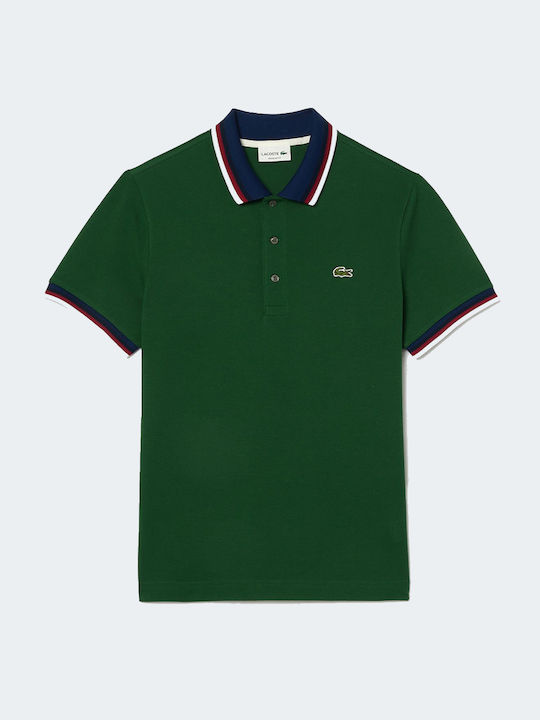 Lacoste Ανδρική Μπλούζα Κοντομάνικη Polo Green