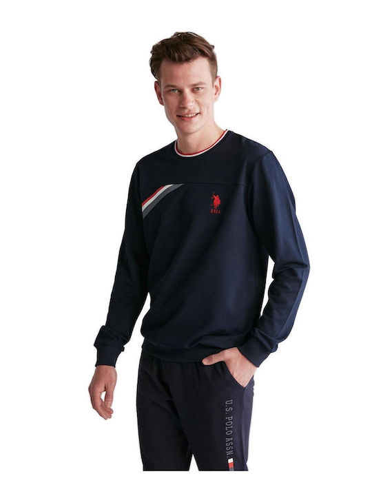 U.S. Polo Assn. Men's Winter Pajamas Set Blue