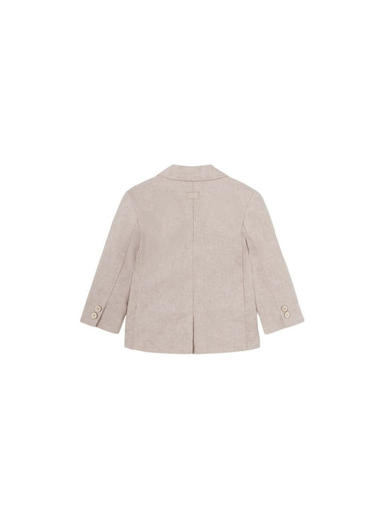 Mayoral Kids Blazer Beige