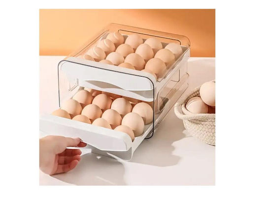 Fridge Egg Holder for 32 Eggs 22.5x21.5x14cm