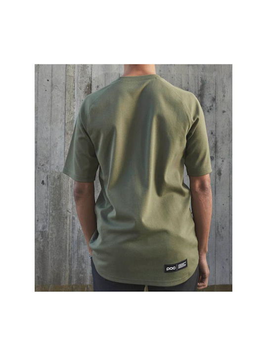 Poc Tricou De Ciclism Pentru Bărbați Cu Mâneci Scurte Verde