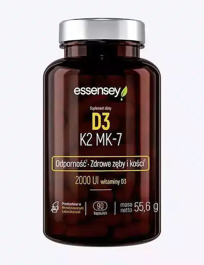 Essensey Nutrition D3 K2 Mk-7 (90 Caps)