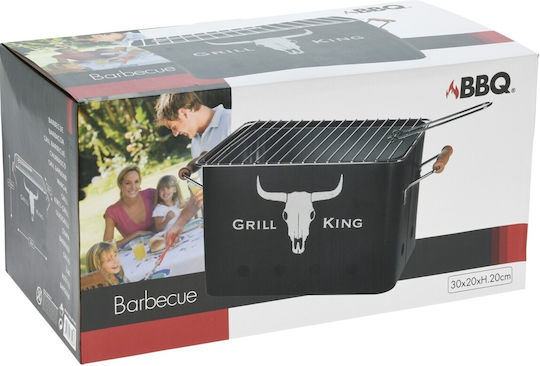 BBQ Collection Inox Grătar cu Cărbuni 32cmx20cm
