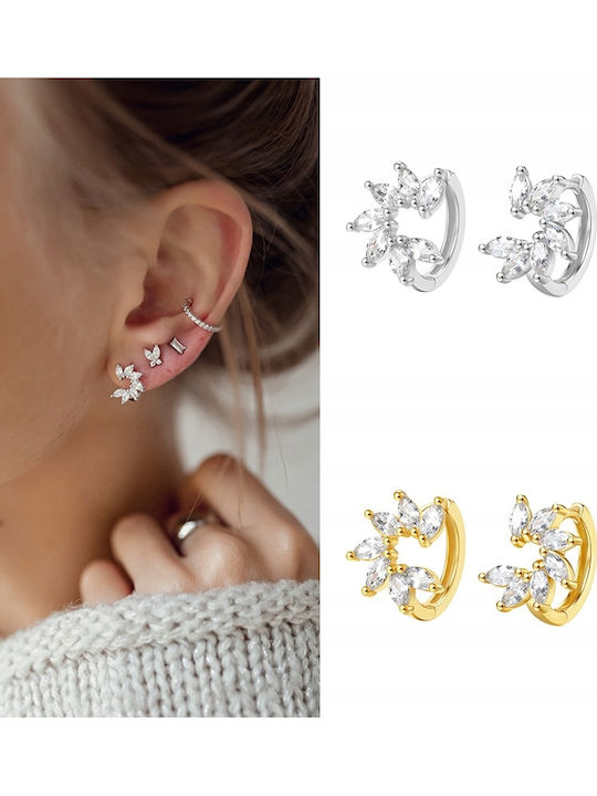 Copper Earrings Fashionable Classic K15 Silver
