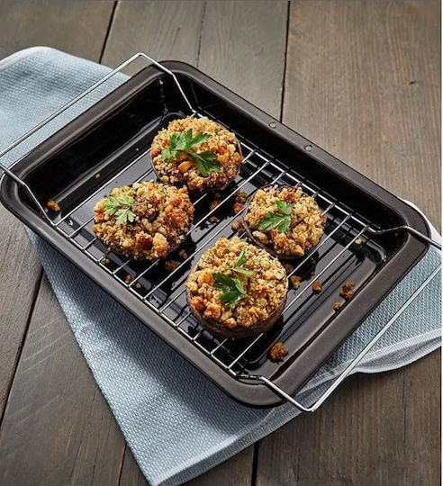 Horwood Baking Pan Made of Stainless Steel with Enamel Coating 39x25cm