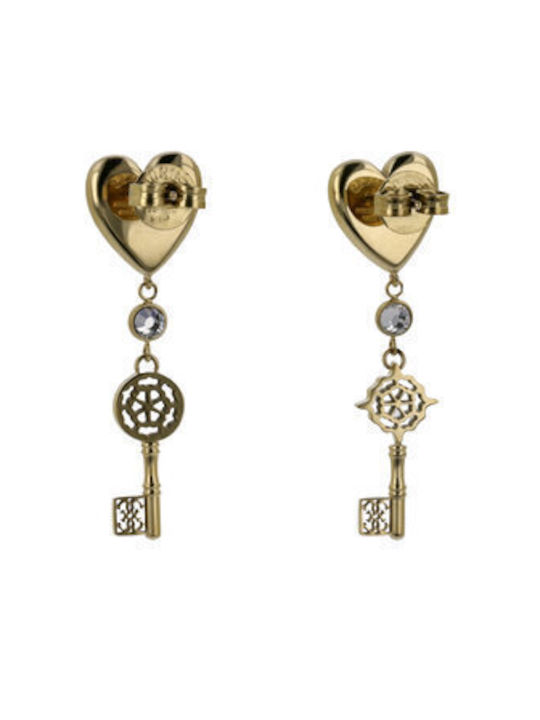 Guess Earrings Jube04 217jw Gold Guess Earrings