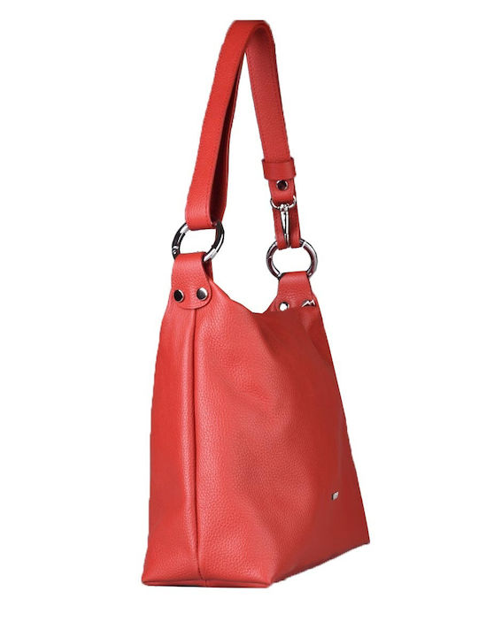 Femme Luxe Leather Women's Bag Shoulder Red