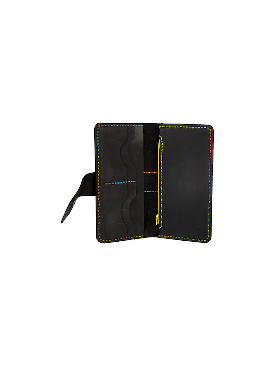 Toya Large Leather Women's Wallet Cards Black