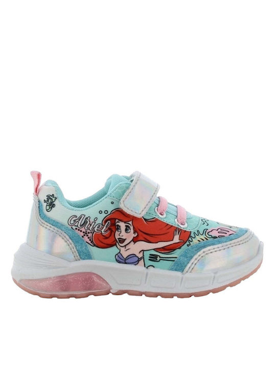 Disney Kids Sneakers Anatomic with Scratch & Lights Turquoise