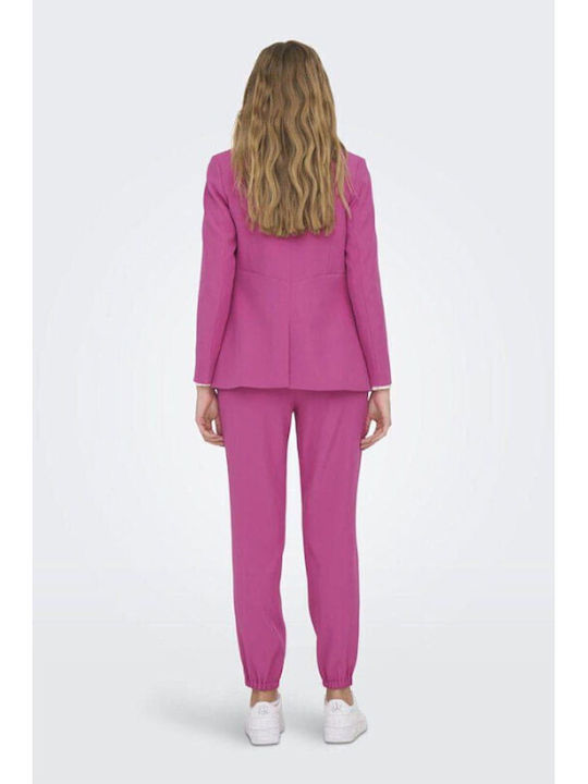 Only Blazer pentru femei Sacou Fuchsia