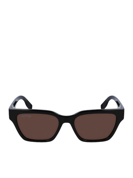 Lacoste Unisex Sunglasses with Black Plastic Frame and Black Lens L6002S-001