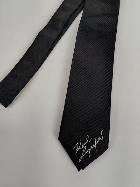 Karl Lagerfeld Men's Tie in Black Color