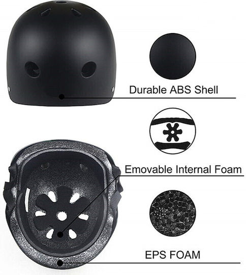 Monorim Helmet for Electric Scooter in Black Color SKT-GP0251