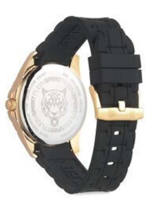 Plein Sport Watch With Rubber Strap Plein Sport Watch With Rubber Strap