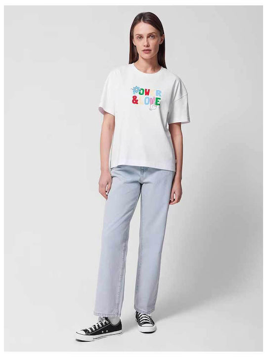Women's T-shirt White HWSS24 TTSHF1481 10S