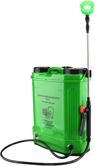 Pulverizator cu presiune 12V cu Baterie 8Ah cu Capacitate 16lt 5.5bar