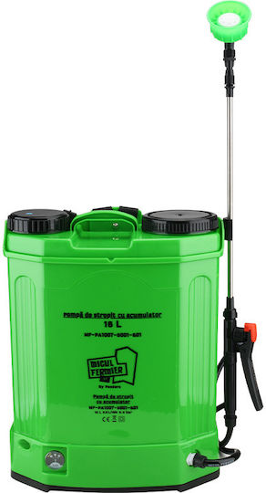 Pulverizator cu presiune 12V cu Baterie 8Ah cu Capacitate 16lt 5.5bar