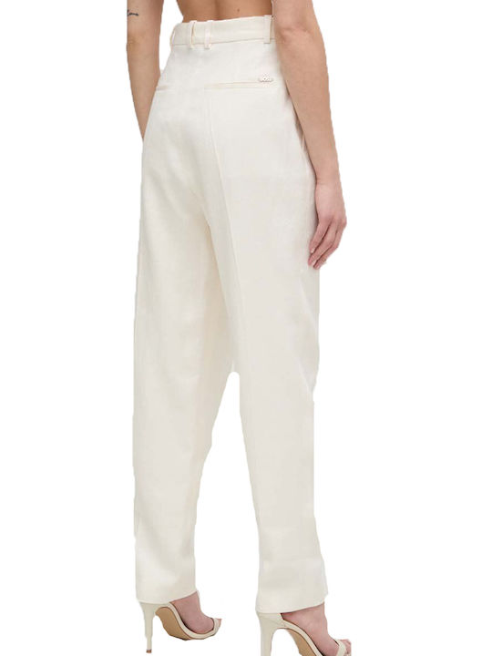 Hugo Boss Women's Fabric Trousers White