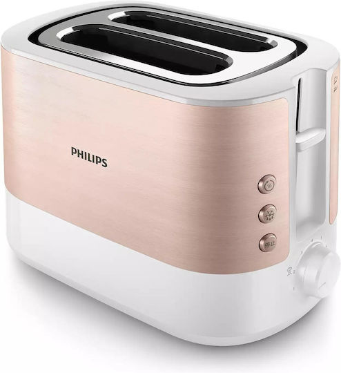 Philips Viva Collection Toaster 2 Schlitze 1050W Rosa