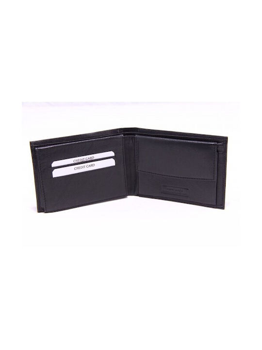 G.M Men's Leather Wallet Black