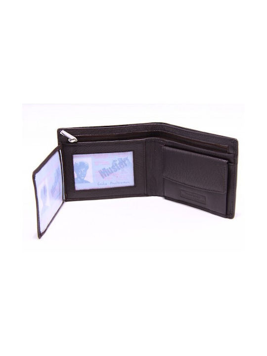 G.M Men's Leather Wallet Black