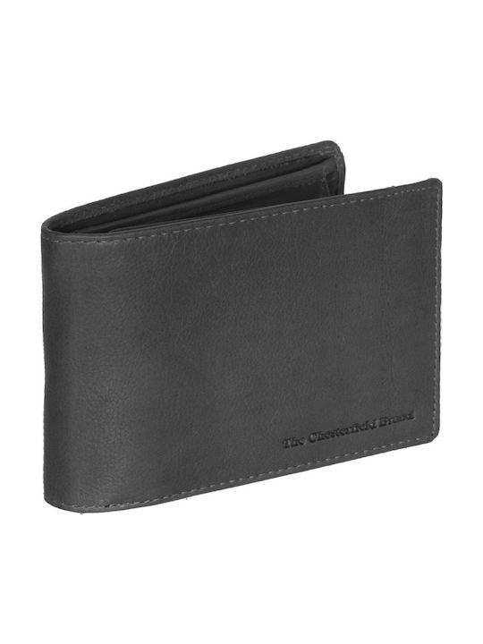 Leather Men's Wallet Classic with RFID Black