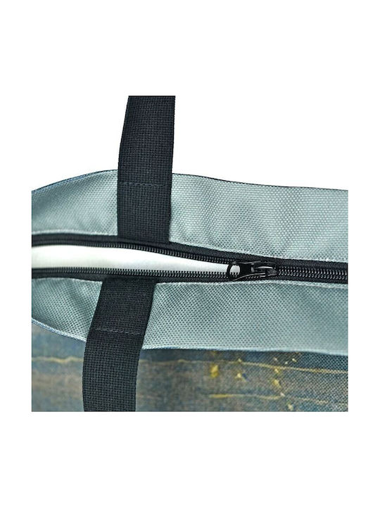 Shoulder Bag Artist Pitex Velvet with Zipper and Pocket - Van Gogh Almond (40x40x10 Cm) Tbm01130 Artist Pitex
