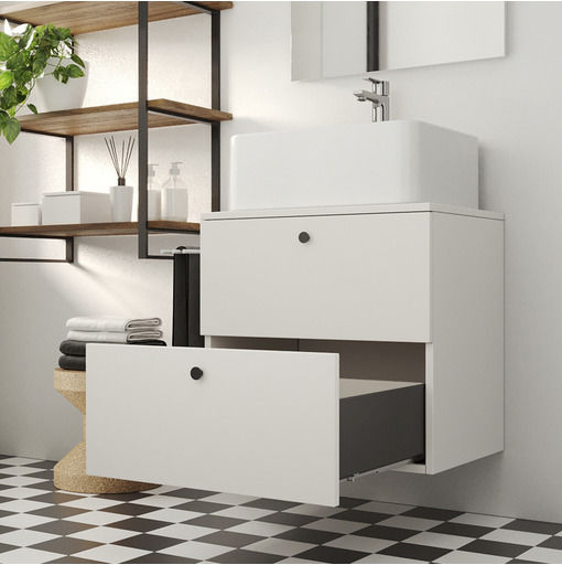 Emuca Drawer Expanding Hardware with Brakes Gray 15.9x50cm 3276535