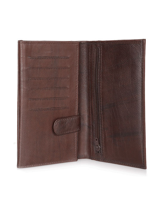 Kappa Men's Leather Wallet Brown