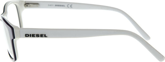 Diesel Rame Ochelari Pentru Femei Acetat Alb D50015117135