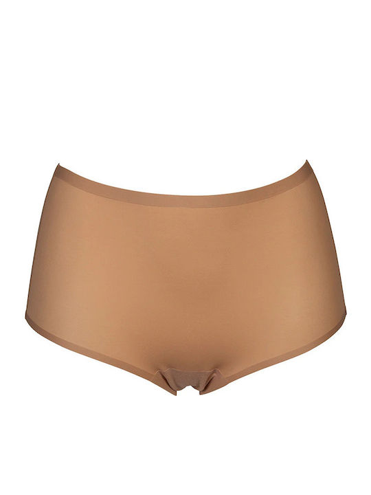 Hohe Taille Damen Slip 2Pack Nahtlos Schwarz