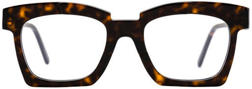 Kuboraum Women's Acetate Brown Tortoise Prescription Eyeglass Frame K5 TS