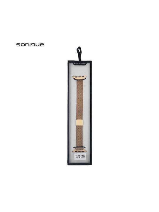 Sonique Strap Stainless Steel Bronze (Apple Watch 38/40/41/42mm)