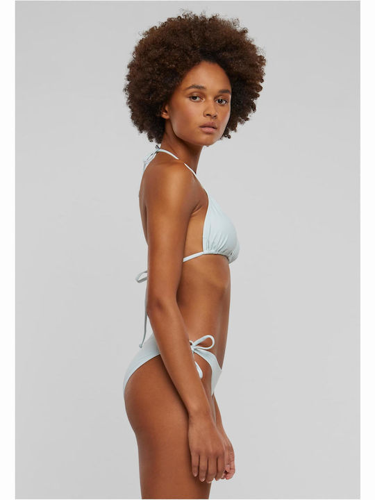 Set Bikini Τριγωνάκι με Αφαιρούμενη Ενίσχυση Γαλάζιο