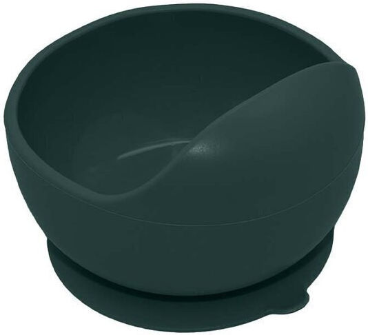 Petite & Mars Bol pentru copii din silicon Verde