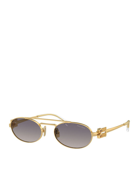 Miu Miu Sonnenbrillen Χρυσά mit Metall Gestell Miu Miu Sonnenbrillen Χρυσά mit Metall Gestell
