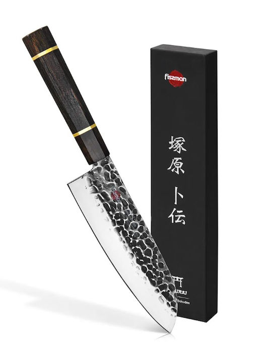 Fissman Messer Santoku aus rostfreiem Stahl 18cm