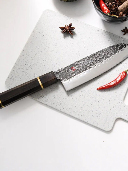 Fissman Messer Santoku aus rostfreiem Stahl 18cm