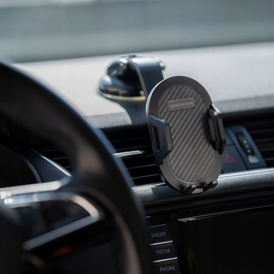 Spacecase Spacecase Sc15 Universal Suport Auto pentru Telefon cu cârlige reglabile Neagră