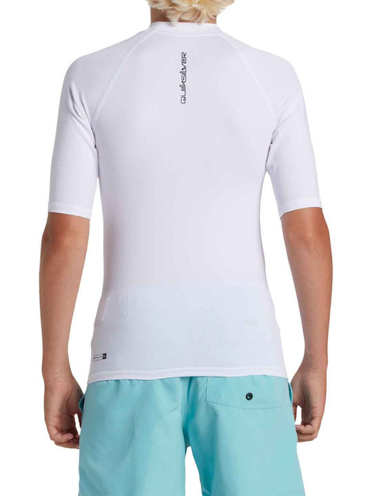 Quiksilver Everyday Παιδικό Μαγιό Μπλούζα Λευκή