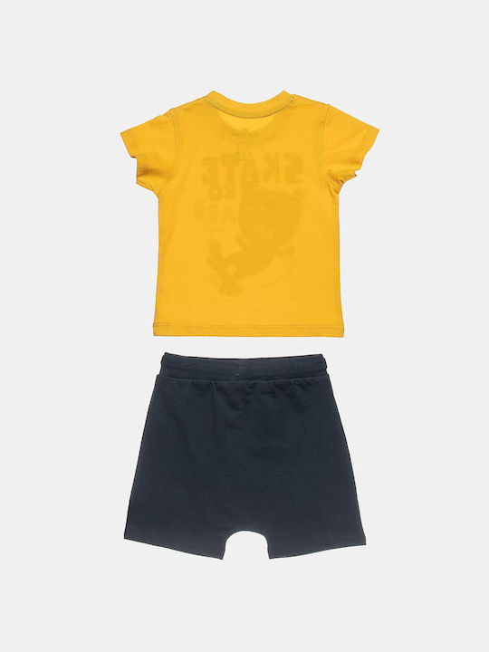 Alouette Kids Set with Shorts Summer 2pcs Yellow