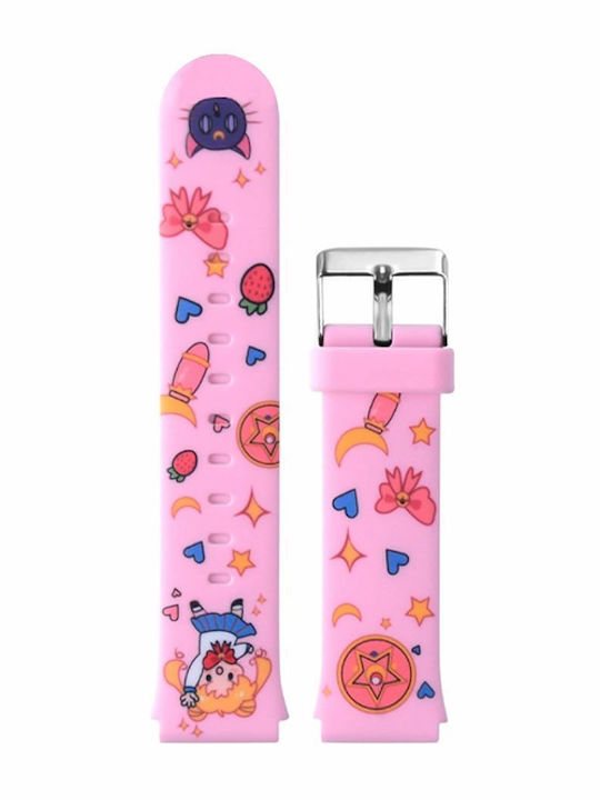 Gummi-Armband Rosa 16mm