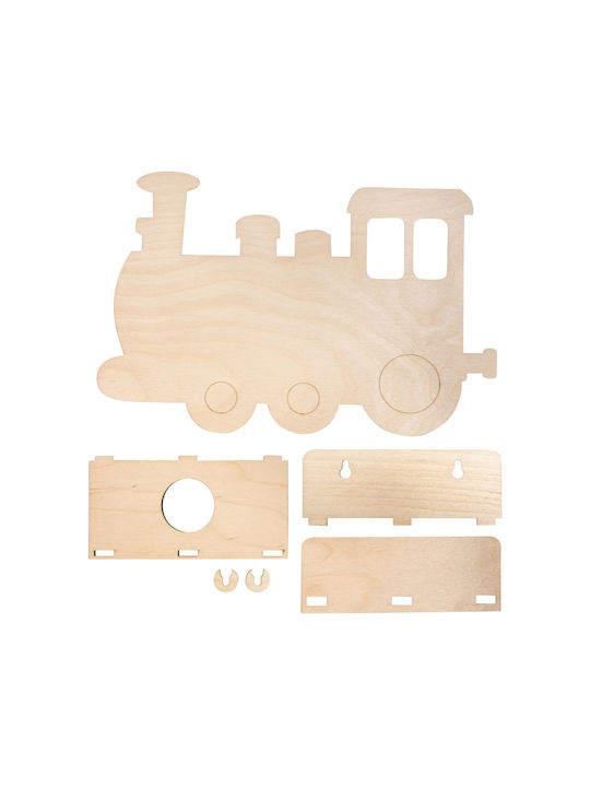 Rayher Kinder Dekoratives Hängendes Weiß aus Holz Zug 29x18.3x7.5εκ.
