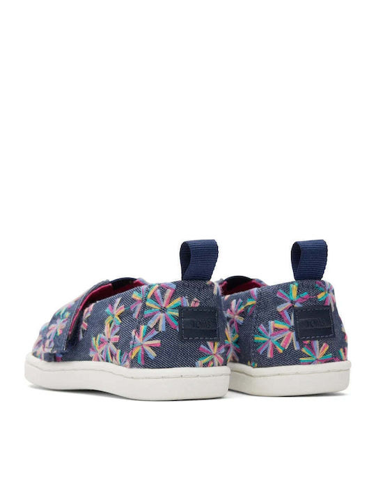 Παιδικές Espadrilles mit Bügel- und Schleifenverschluss Marineblau