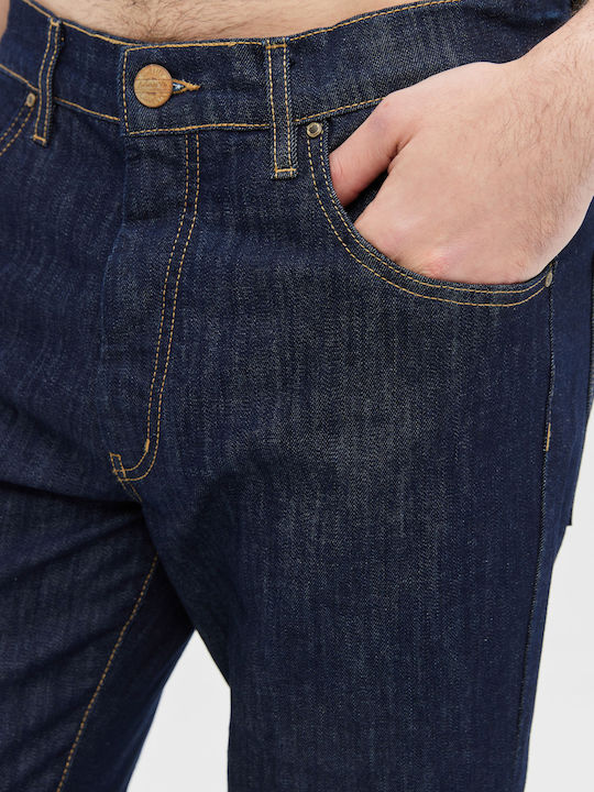 Herren Jeanshose Elastisch Marineblau