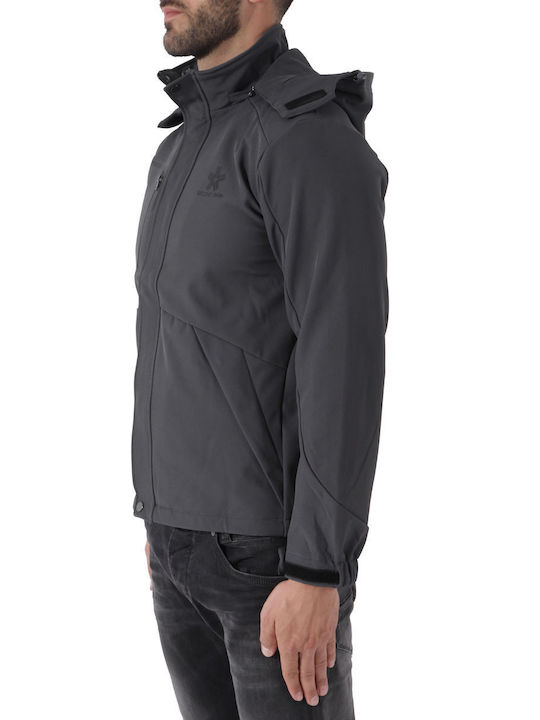 Jacke 2nd Skin Softshell SSM373-02218-GREY Herrenjacke