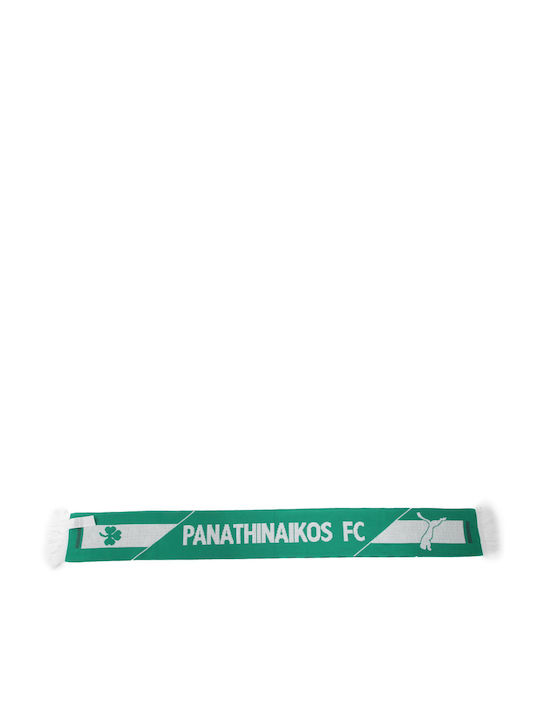 Panathinaikos Puma Scarf Knitted with fringes 053175-01