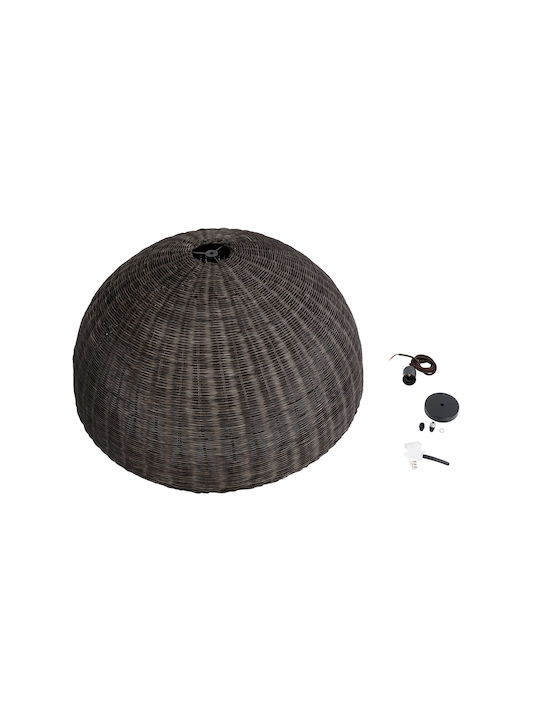GloboStar Montana Hanging Ceiling Light Copper Boho Grid with E27 Socket 80x40x40cm